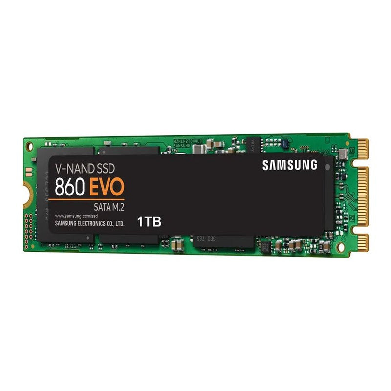 Samsung 860 Evo 1tb Storage Capacity M.2 2280 Solid State Drive - Sata Iii 6gb/s Interface, 2.5 Inch Form Factor, Up To 550mb/s Sequential Read Speed, Up To 520mb/s Sequential Write Speed, Random Read: Up To 97,000 Iops, Random Write: Up To 88,000 Iops, M