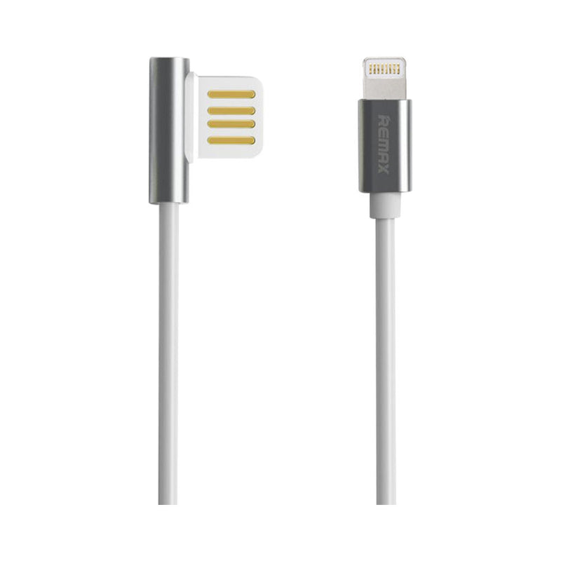 Remax Emperor 1M Reversable Usb To Lightning Cable - Silver