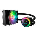 Cooler Master Masterliquid Ml120R Argb Liquid Cooler  120Mm Radiator  2 X 120Mm Masterfan Argb Fan  Argb Pump Head. .