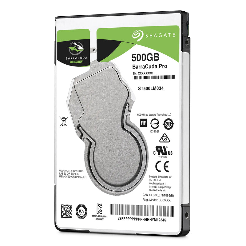 Seagate Barracuda Pro 500Gb 2.5'' Notebook Drive Sata 6Gb S Rpm 7200 128Mb Cache