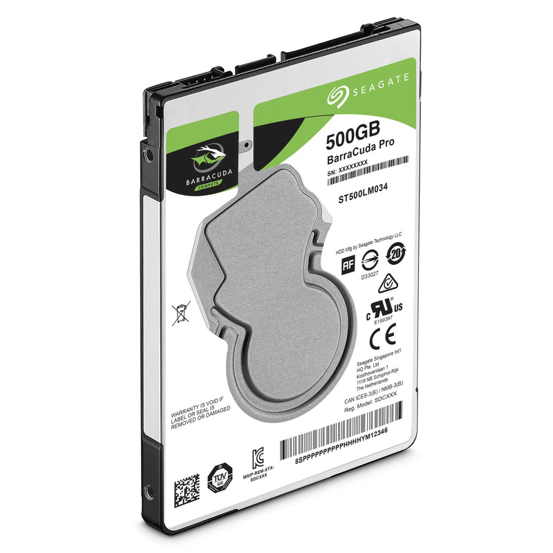 Seagate Barracuda Pro 500Gb 2.5'' Notebook Drive Sata 6Gb S Rpm 7200 128Mb Cache