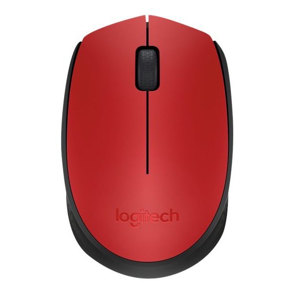 Logitech M171 Wireless Mouse - Red-K - 2.4Ghz - N A - Emea - M171 10Pk Shipper Auto