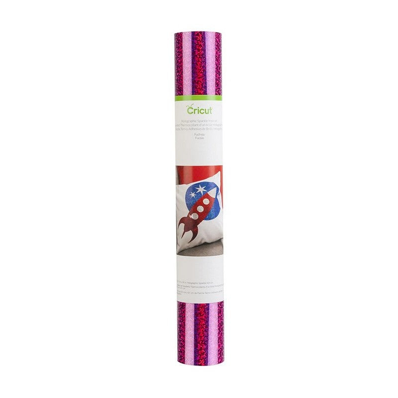 2004136 - Cricut Holographic Sparkle Iron-On 30X60Cm (Fuchsia)
