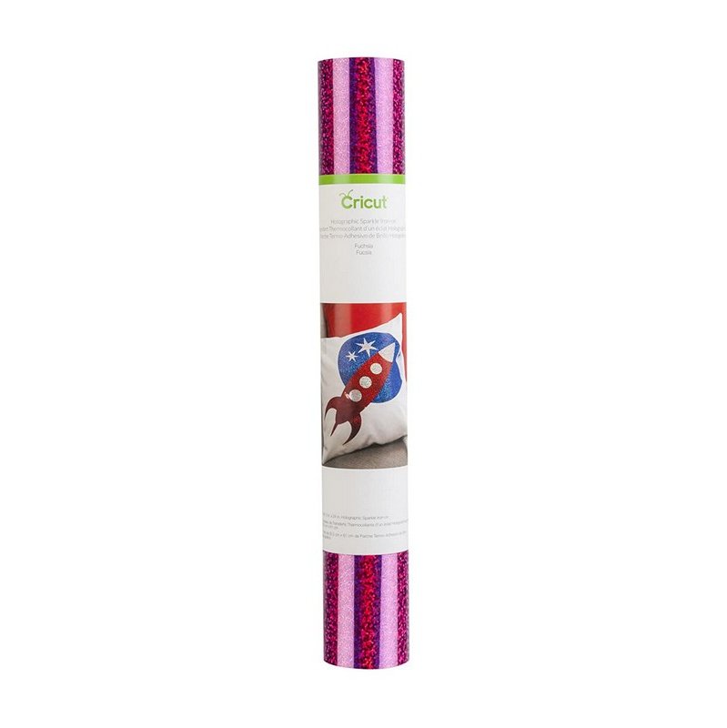 2004136 - Cricut Holographic Sparkle Iron-On 30X60Cm (Fuchsia)