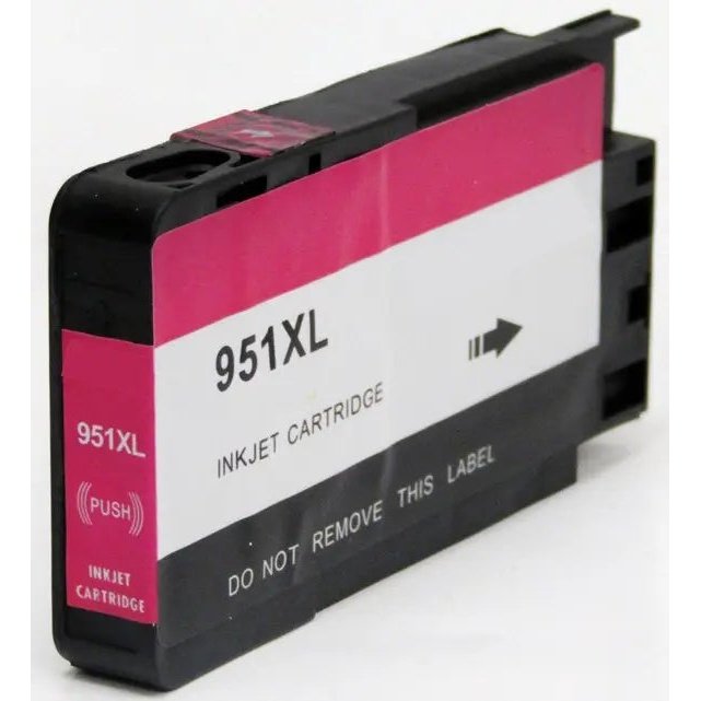 TopJet Compatible Replacement Ink Cartridge for HP 951XL CN047AE - Page Yield 1500 pages with 5% Coverage for HP Officejet Pro 251DW / 276DW / 8100 / 8600 / 8610 / 8620 - High Yield Magenta