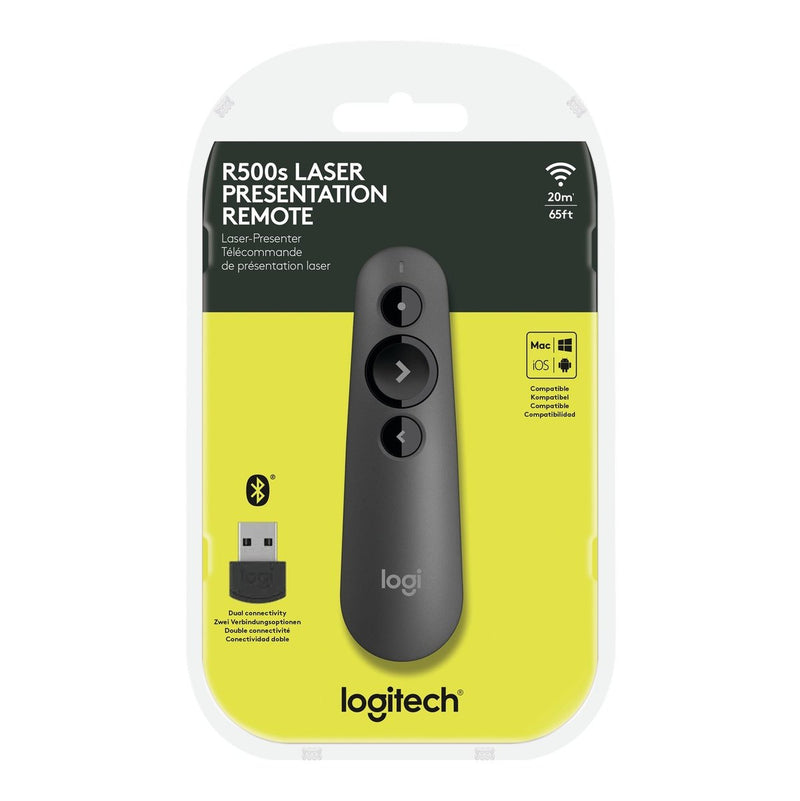 Logitech Wireless Presenter R500 Red Laser Pointer