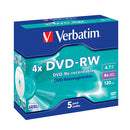 Verbatim Dvd-Rw Sl Jc 5Pk