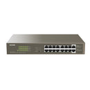 Tenda 16-Port Gigabit Poe Desktop Switch Teg1116P-16-150W