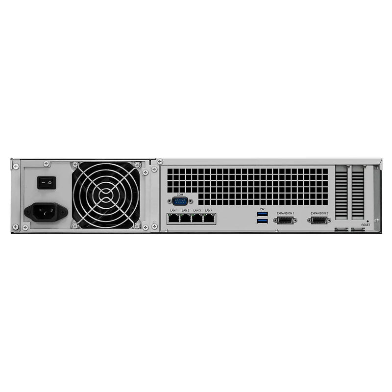 Synology Rackstation 12-Bay (Up To 36-Bay)  Xeon D-1521 Quad Core 2.4 Ghz  8Gb Ddr4 Ecc Udimm Ram (Up To 64Gb)  4X Gbe  2X Usb3.0