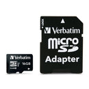 Verbatim 16Gb Micro Sdhc+Adap Class10