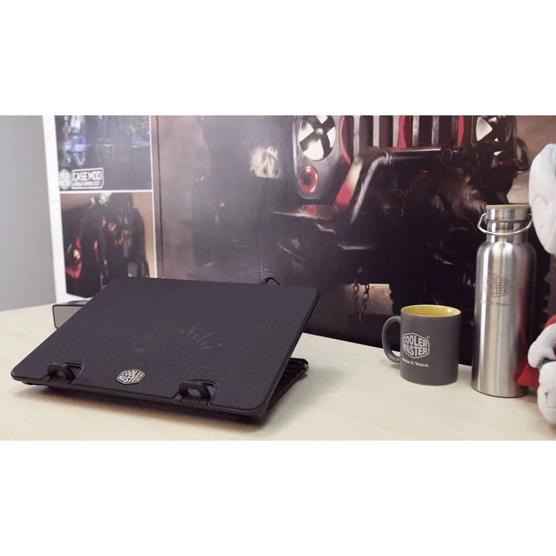 Cooler Master Notepal Ergostand Iv 17'' 1 X Silent 140Mm Fan 5 X Height Adjust 4 X Usb Output Fan Speed Controller.