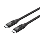 Unitek C14100Bk 0.8M Usb4.0 Type-C 100W Pd Cable With 8K And 40Gbps