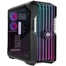 Cooler Master Haf700 Evo Atx Ultra Case Huge Io Front Lcd Panel Argb 5 Included Argb Fans