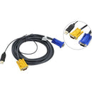 Aten Ps2 To Usb Kvm Cable 6M Sphd15M To Vga & Usb A