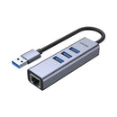 Unitek Usb3.0 3-Port Usb With Gigabit Ethernet (H1906A)
