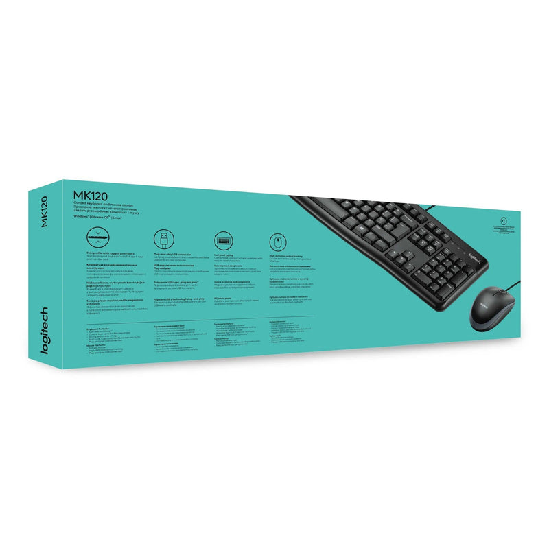 Logitech® Desktop Mk120 - N A - Us Int'L - Usb - N A - Nsea