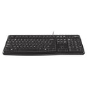 Logitech MK120 Wired USB Desktop Combo - Keyboard & Mouse-Multimedia Shortcut Keys US Key Layout Spill Resistant Ergonomoc Slope Soft Press Keys Ambidextrous Optical Mouse USB 1 year Limited warranty