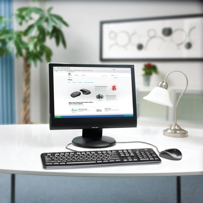 Logitech MK120 Wired USB Desktop Combo