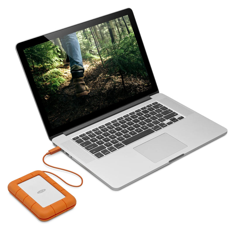 Seagate Lacie 5Tb Rugged Mini Usb-C Usb3.0 Drop Crush And Rain Resistant