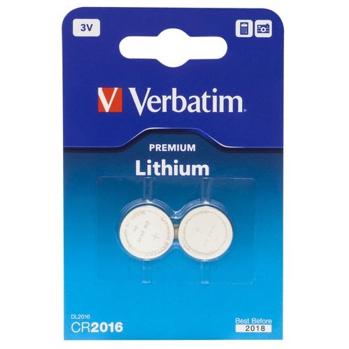 Verbitm - Cr2016 Lithium 3v 2 Pack