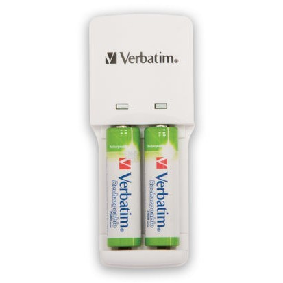 Verbatim Compact Battery Charger 2Cell