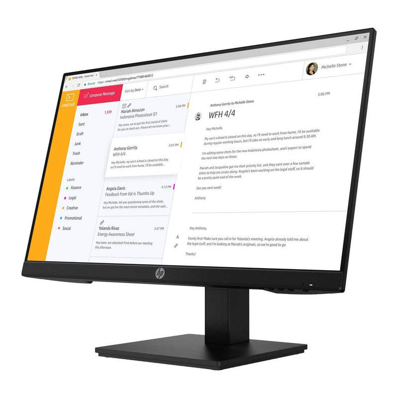 HP P24 G4 (24" ) FHD IPS Monitor