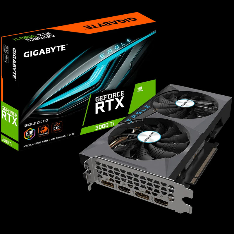 Gigabyte Nvidia Rtx 3060Ti Eagle Oc - 8Gb Gddr6 2Xdp/ 2X Hdmi. V2.0