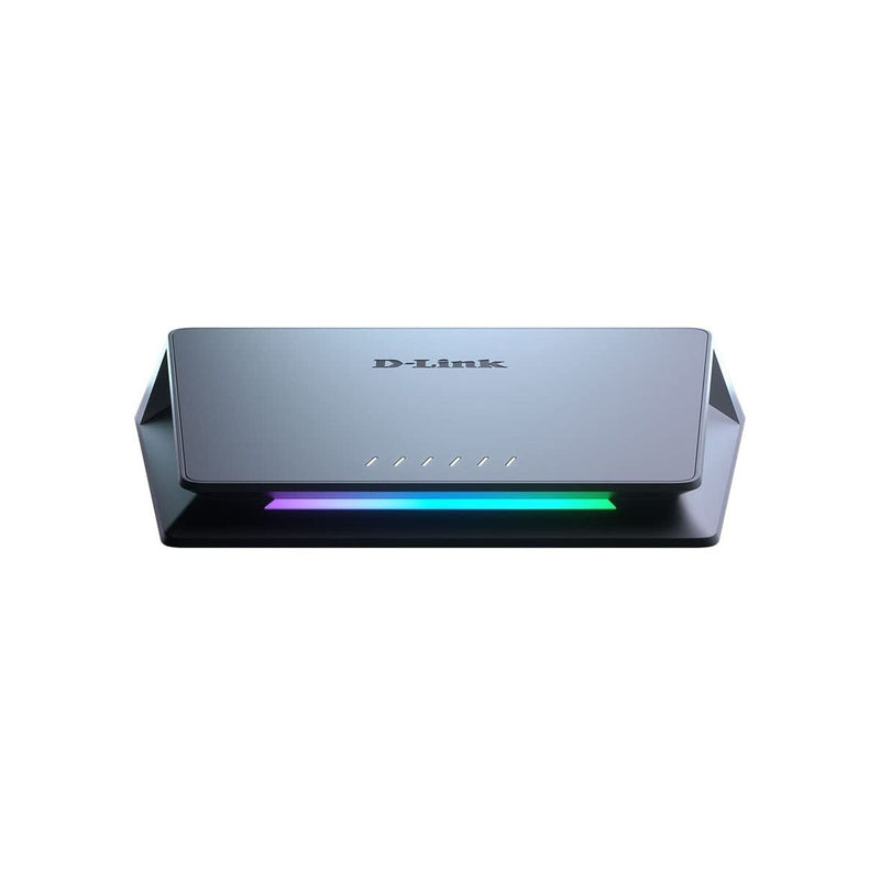 D-Link Consumer 6-Port 2.5Ge Unmanaged Switch Turbocharged Multi-Gig Switch For Work Or Play 5X 2.5Ge Lan Ports 1X 10 Gbps Port For Nas Or Upl
