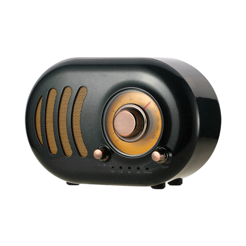 Remax Retro 5W Fm Bluetooth Speaker - Black (Rb-M31)