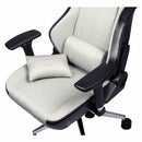 Cooler Master Caliber X1C Premium Gaming Chair Grey Fabric Recline Height Adjust Head And Lumbar Pillows Premium Materials