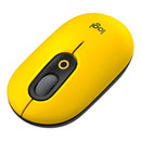 Logitech POP Silent Wireless Mouse Yellow - is a vibrant 4-button Bluetooth wireless mouse featuring high-precision optical tracking with up to 4000 DPI sensitivity. It offers silent clicks via SilentTouch switches supports connection to up to three de...
