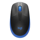 Logitech M190 Full-Size Wireless Mouse - Blue - 2.4Ghz - N A - Emea - M190