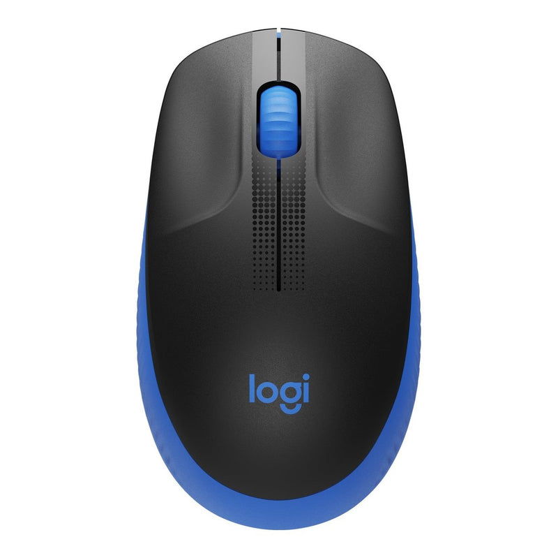 Logitech M190 Full-Size Wireless Mouse - Blue - 2.4Ghz - N A - Emea - M190