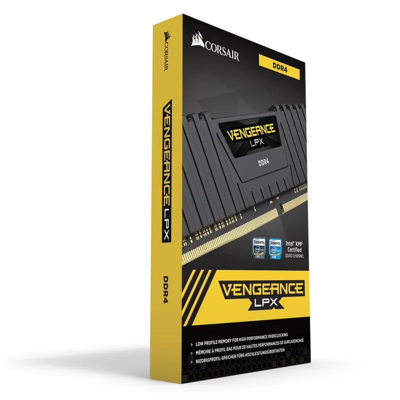 Corsair Vengeance® Lpx 8Gb (1 X 8Gb) Ddr4 Dram 3000Mhz C16 Memory Kit 16-20-20-38 1.2V Black