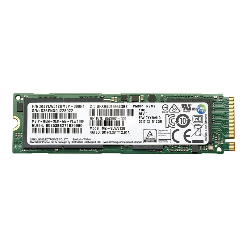 HP 512GB PCIe NVMe TLC SSD