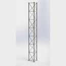Lattice Mast 3M Section (Revised). Zigzag Bracing And Flange Joint.