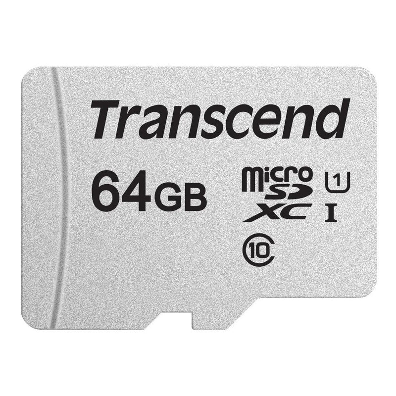 Transcend 300S 64Gb Micro Sd Uhs-I U1 Class10 - Read 95 Mb/S - Write 45Mb/S - Without Adptor - Tlc