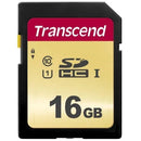 Transcend 500s 16gb Uhs-i Class 10 U1 Sdhc Card - Mlc