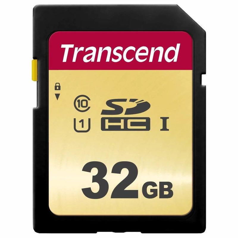Transcend 500S 32Gb Uhs-1 Class 10 U1 Sdhc Card - Mlc