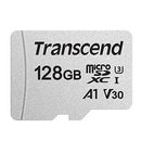 Transcend 300S 128Gb Micro Sd Uhs-I U1U3 V30 A1 Class10 - Read 95 Mb S - Write 45Mb S - Without Adptor -Tlc