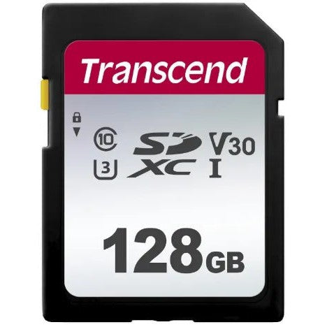 Transcend 300S 128Gb Uhs-1 Class 10 U1 U3 V30 Sdxc Card - Tlc