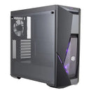 Cooler Master Masterbox K500l Atx; Black; Windowed; Angular Front Panel; 2x 120mm Rgb Led Fans With Rgb Controller.