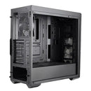 Cooler Master Masterbox K500l Atx; Black; Windowed; Angular Front Panel; 2x 120mm Rgb Led Fans With Rgb Controller.