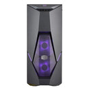 Cooler Master Masterbox K500l Atx; Black; Windowed; Angular Front Panel; 2x 120mm Rgb Led Fans With Rgb Controller.