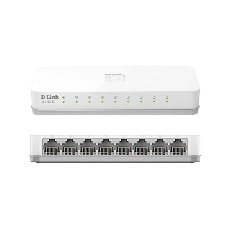 D-Link 8 Port Fast Ethernet 10 100 Switch