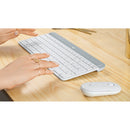 Logitech Slim Wireless Keyboard And Mouse Combo Mk470 - Offwhite - Us Int'L - 2.4Ghz - N/A - Intnl