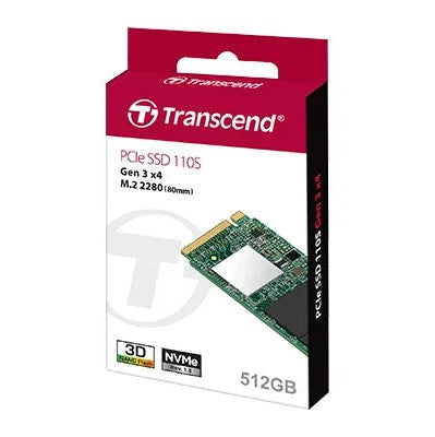 Transcend 128Gb Pci-E M.2 2280 Nvme Gen 3X4 Ssd -3D Tlc -Dramless