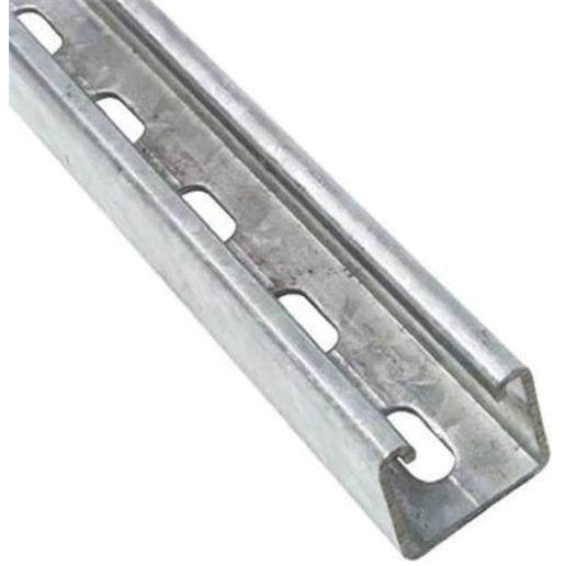 Solarix Ell D Rail For Solar Panel Mounting- Length 3.5 Metres, Galvanised Steel Structure, Suitable For Rooftop Installations, Retail Box, No Warranty