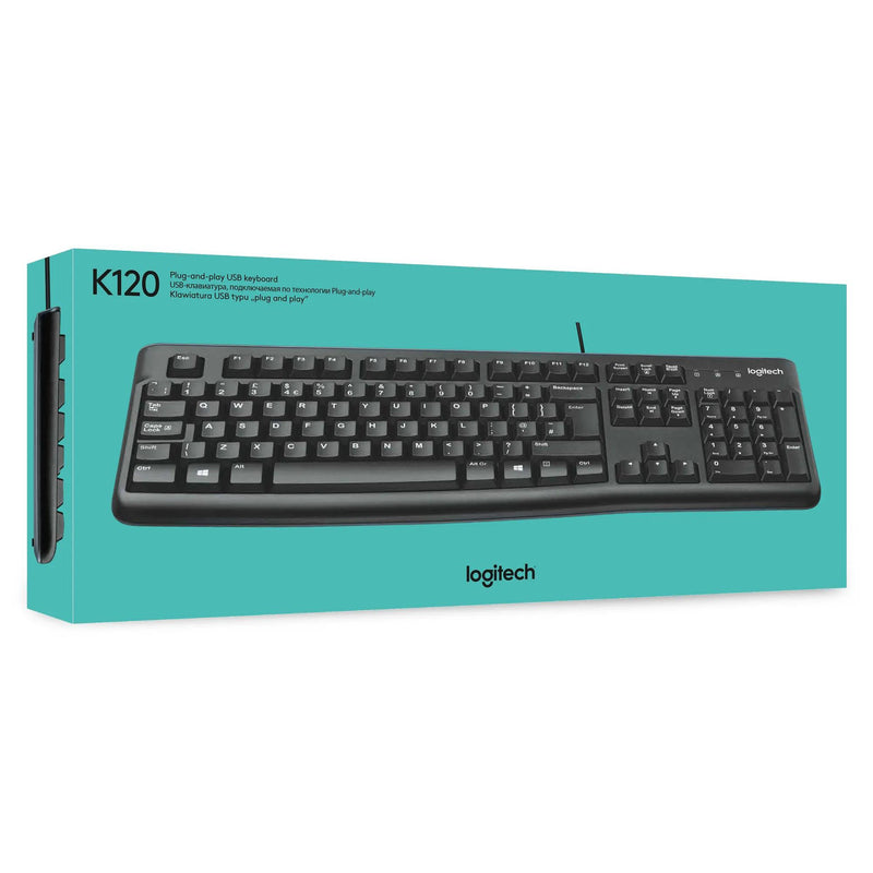 Logitech K120 Corded Keyboard - N A - Us Int'L - Usb - N A - Nsea