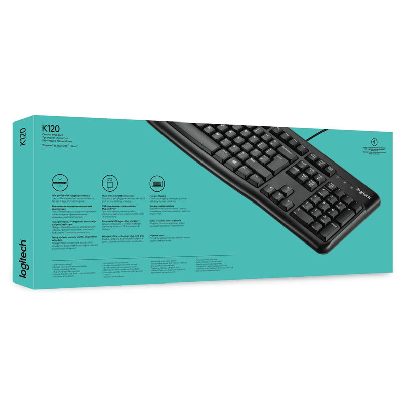 Logitech K120 Corded Keyboard - N A - Us Int'L - Usb - N A - Nsea